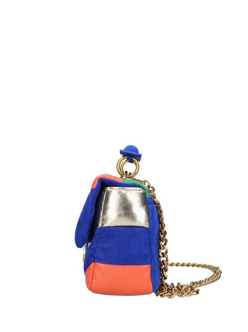 Faux leather bag LA CARRIE | AMITOLA STRIPES MEDBLUBLU